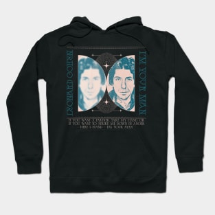 Leonard Cohen /// Aesthetic Fan Art Design Hoodie